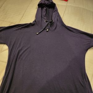 Womens tshirt dress with hood